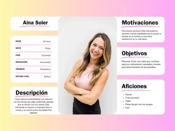 Ejemplo gráfico buyer persona